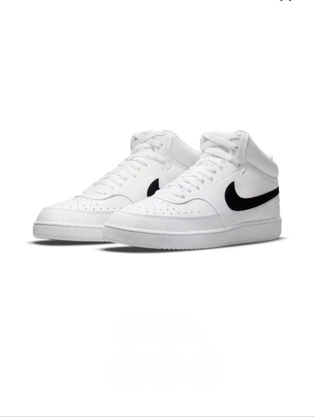 Mens Nike White Basketball Style Sneakers